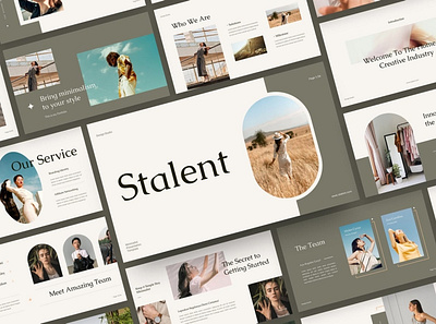 Stalent - Minimalist Presentation Templates clean colorful company corporate google slides keynote modern multipurpose multipurpose template photography pitch deck portfolio powerpoint presentation studio template unique web design web development website