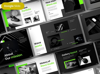 Wave Multipurpose Template clean colorful company corporate google slides keynote modern multipurpose multipurpose template photography pitch deck portfolio powerpoint presentation studio template unique web design web development website