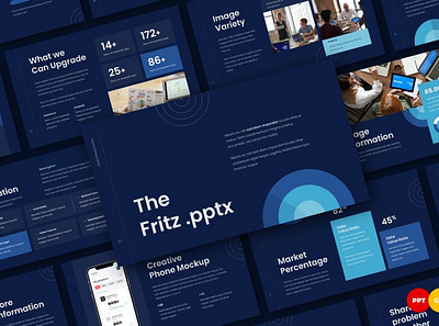 Fritz Presentation Template clean colorful company corporate google slides keynote modern multipurpose multipurpose template photography pitch deck portfolio powerpoint presenation studio template unique web design web development website