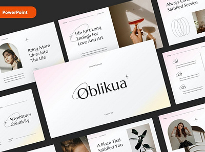 OBLIKUA Multipurpose Template clean colorful company corporate google slides keynote modern multipurpose multipurpose template photography pitch deck portfolio powerpoint presentation studio template unique web design web development website