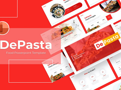 Depasta Food Modern PowerPoint Template clean colorful company corporate google slides keynote modern multipurpose multipurpose template photography pitch deck portfolio powerpoint presentation studio template unique web design web development website