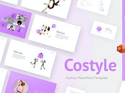 Costyle Fashion Creative PowerPoint Template clean colorful company corporate fashion google slides keynote modern multipurpose multipurpose template photography pitch deck portfolio powerpoint presentation studio unique web design web development website