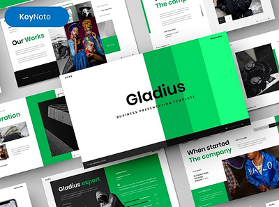 Gladius Multipurpose Template clean colorful company corporate google slides keynote modern multipurpose multipurpose template photography pitch deck portfolio powerpoint presentation studio template unique web design web development website