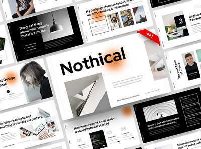 Nothical Presentation Template clean colorful company corporate google slides keynote modern multipurpose multipurpose template photography pitch deck portfolio powerpoint presentation studio template unique web design web development website