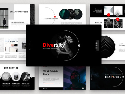 Diversity Presentation Template clean colorful company corporate google slides keynote modern multipurpose multipurpose template photography pitch deck portfolio powerpoint presentation studio template unique web design web development website