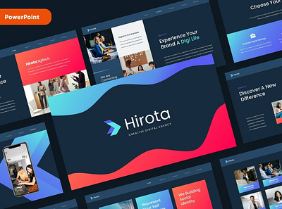 HIROTA Multipurpose Template clean colorful company corporate google slides keynote modern multipurpose multipurpose template photography pitch deck portfolio powerpoint presentation studio template unique web design web development website