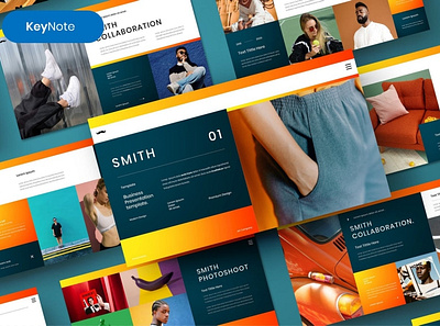 Smith Multipurpose Presentation Template clean colorful company corporate google slides keynote modern multipurpose multipurpose template photography pitch deck portfolio powerpoint presentation studio template unique web design web development website