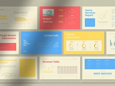 Colorful Infographic Statistics Multipurpose Presentation clean colorful company corporate google slides infographics inforgraphic keynote modern multipurpose photography pitch deck portfolio statistic statistics studio unique web design web development website