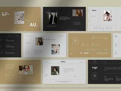 Pau - Minimalist Brand Strategy Presentation clean colorful company corporate google slides keynote modern multipurpose multipurpose template photography pitch deck portfolio powerpoint presentation studio template unique web design web development website