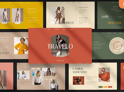 Travelo - Minimal Multipurpose Template clean colorful company corporate google slides keynote modern multipurpose multipurpose template photography pitch deck portfolio powerpoint presentation studio template unique web design web development website