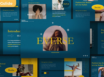 Everse Multipurpose Template clean colorful company corporate google slides keynote modern multipurpose multipurpose template photography pitch deck portfolio powerpoint presentation studio template unique web design web development website