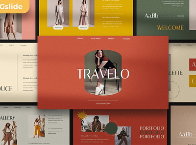 Travelo Multipurpose Template clean colorful company corporate elegant google slides keynote modern multipurpose multipurpose template photography pitch deck powerpoint presentation presentation template studio template unique web design website