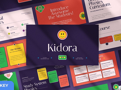 Kidora Multipurpose Templates clean colorful company corporate google slides keynote modern multipurpose multipurpose template photography pitch deck portfolio powerpoint presentation simple studio unique web design web development website