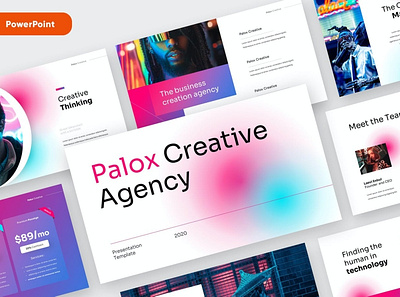 PALOX Multipurpose Template clean colorful company corporate google slides keynote modern multipurpose multipurpose template photography pitch deck portfolio powerpoint presentation studio template unique web design web development website