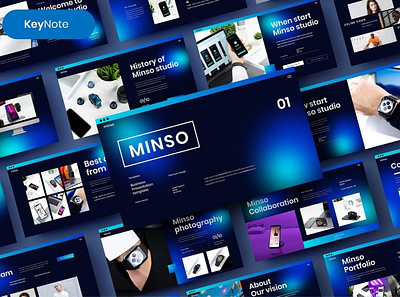 Minso Multipurpose Template clean colorful company corporate google slides keynote modern multipurpose multipurpose template photography pitch deck portfolio powerpoint presentation template studio template unique web design web development website