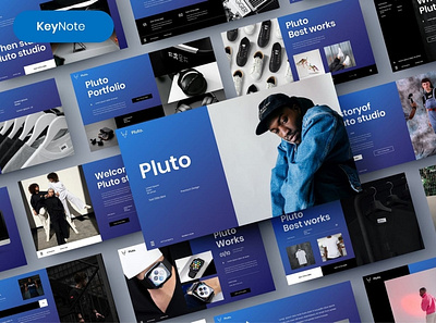 Pluto Multipurpose Template clean colorful company corporate google slides keynote modern multipurpose multipurpose template photography pitch deck portfolio powerpoint presentation studio template unique web design web development website