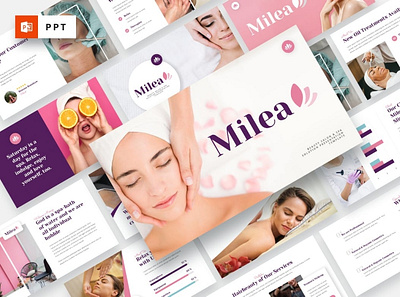 Milea Presentation Templates clean colorful company corporate design google slides keynote modern multipurpose multipurpose template photography pitch deck portfolio presentation studio template unique web design web development website