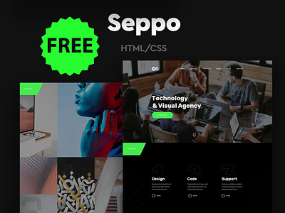 Free Seppo - Corporate One Page HTML Template