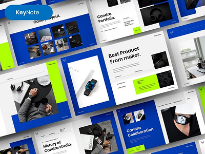 Neon Blue Multipurpose Template