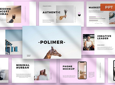 Polimer Multipurpose Template clean colorful company corporate google slides keynote modern multipurpose multipurpose template photography pitch deck portfolio powerpoint presentation studio template unique web design web development website