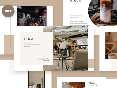 Coffee Shop Presentation PowerPoint Template clean colorful company corporate design google slides keynote modern multipurpose multipurpose template photography pitch deck portfolio presentation studio template unique web design web development website