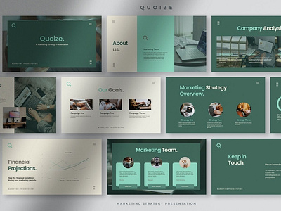 Quoize - Professional Company Presentation PPT