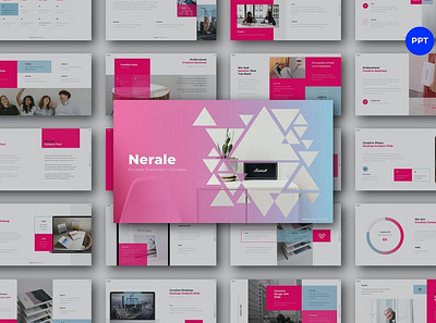 Nerale Presentation Template clean colorful company corporate google slides keynote modern multipurpose multipurpose template photography pitch deck portfolio powerpoint presentation studio template unique web design web development website