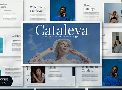 Cataleya Presentation Template clean colorful company corporate design google slides keynote modern multipurpose multipurpose template photography pitch deck portfolio presentation studio template unique web design web development website