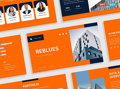 Simple Orange Clean Blue Modern Company clean colorful company corporate google slides keynote modern multipurpose multipurpose template photography pitch deck powerpoint presentation studio template unique web web design web development website