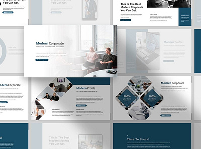 Modern Corporate - PowerPoint Template clean colorful company corporate google slides keynote modern multipurpose multipurpose template photography pitch deck portfolio powerpoint presentation studio template unique web design web development website