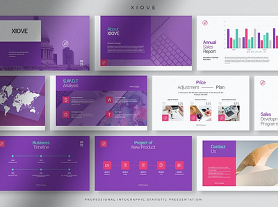 Xiove - Professional Infographic Statistic PPT clean colorful company corporate google slides keynote modern multipurpose multipurpose template photography pitch deck portfolio powerpoint presentation studio template unique web design web development website