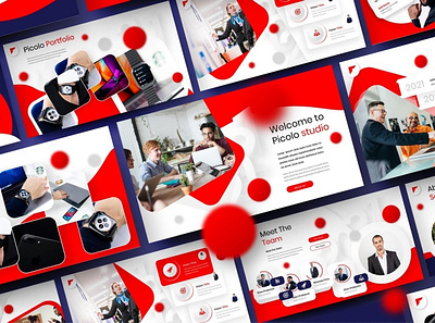 Picolo Multipurpose Template clean colorful company corporate google slides keynote modern multipurpose multipurpose template photography pitch deck portfolio powerpoint presentation studio template unique web design web development website