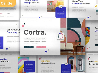Cortra Presentation Template clean corporate deck design keynote layout modern multipurpose pitch pitch deck powerpoint presentation slide slides studio template ui unique ux website