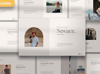 Novace Multipurpose Template clean colorful company corporate google slides keynote modern multipurpose multipurpose template photography pitch deck portfolio powerpoint presentation studio template unique web design web development website