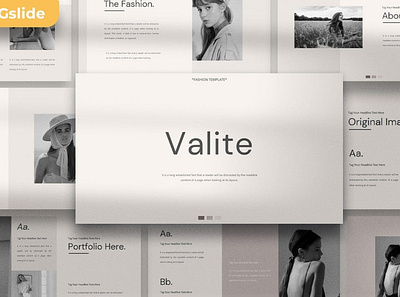 Valite Multipurpose Template clean colorful company corporate google slides keynote modern multipurpose multipurpose template photography pitch deck portfolio powerpoint presentation studio template unique web design web development website