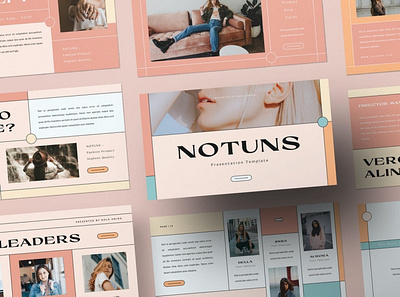 Notuns Presentation Template clean colorful company corporate google slides keynote modern multipurpose multipurpose template photography pitch deck portfolio powerpoint presentation studio template unique web design web development website