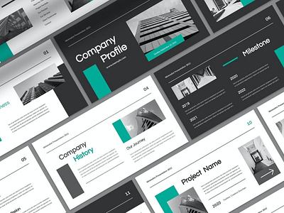 Monochrome Company Profile Presentation