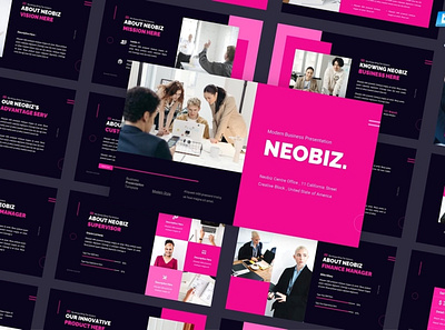 Neobiz - Modern Presentation Template clean colorful corporate design google slides template keynote keynote template modern multipurpose multipurpose template photography pitch deck powerpoint powerpoint template presentation presentation templates studio template templates website