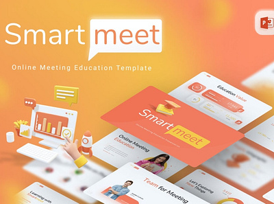 Smartmeet Education Multipurpose Template clean colorful company corporate education google slides keynote modern multipurpose multipurpose template pitch deck portfolio powerpoint presentation studio template unique web design web development website