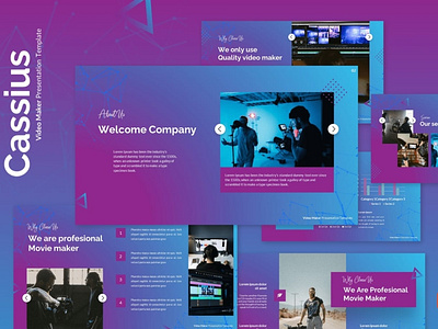 Video Maker Multipurpose Template clean colorful company corporate google slides keynote modern multipurpose multipurpose template photography pitch deck portfolio powerpoint studio unique video maker videomaker web design web development website