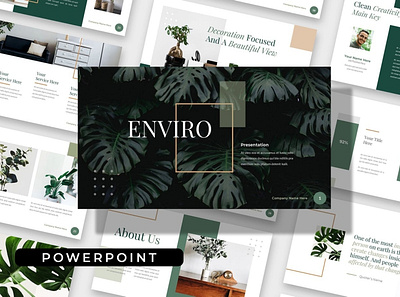 ENVIRO - Clean Multipurpose Presentation Template clean colorful company corporate google slides keynote modern multipurpose multipurpose template photography pitch deck portfolio powerpoint presentation studio template unique web design web development website