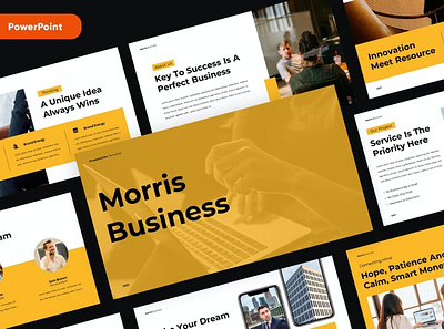 MORRIS - Presentation Template clean colorful company corporate design google slides template keynote template modern multipurpose photography pitch deck portfolio powerpoint powerpoint template presentation presentation template studio template unique website