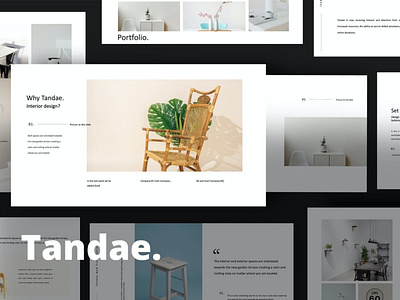 Tandae Minimal Creative Presentation Template