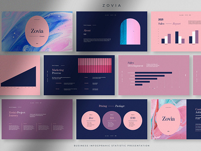 Zovia - Infographic Statistics Presentation