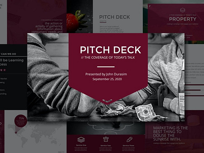 BUSINESS PITCH DECK Presentation Template