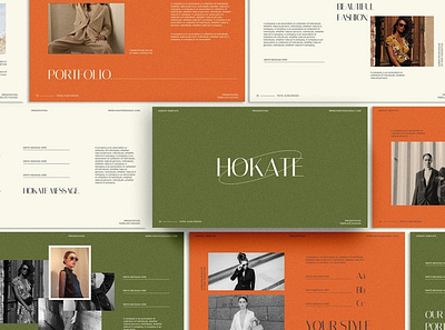 Hokate - Minimal Presentation Template annual clean colorful company corporate keynote layout minimal modern multipurpose photography pitch deck portfolio report studio template unique web design web development website