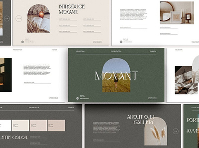 Moxant Multipurpose Template aesthetic clean colorful company corporate google slides keynote minimal minimalist modern multipurpose photography pitch deck portfolio powerpoint studio unique web design web development website