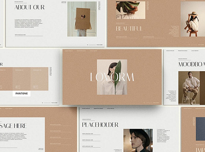 Lovorm Multipurpose Template aesthetic clean colorful company corporate google slides keynote minimal minimalist modern multipurpose photography pitch deck portfolio powerpoint studio unique web design web development website