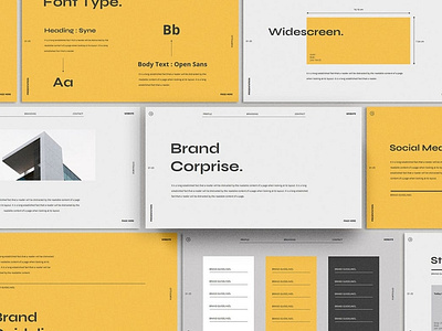 Corprise - Brand Guideline Presentation Template