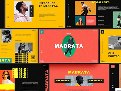 Mabrata Presentation Template aesthetic clean color colorful company corporate google slides keynote minimal modern multipurpose multipurpose template photography pitch deck portfolio powerpoint studio unique web design website